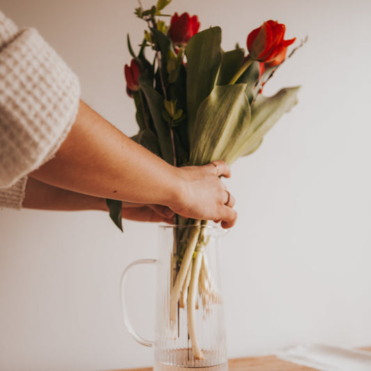 Bouquet TULIPES nordiques de Noël 🌷🌲