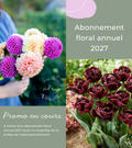 Abonnement annuel 2027- 12 bouquets de fleurs locales et écoresponsables 💐