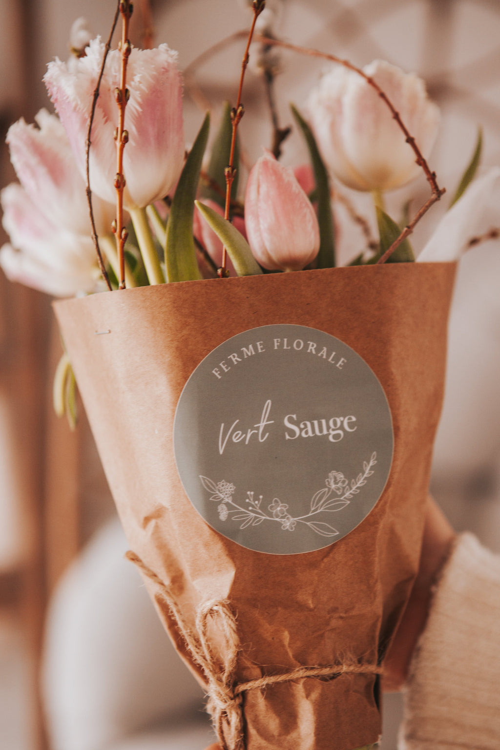 Bouquet de TULIPES locales ❤️Saint-Valentin❤️