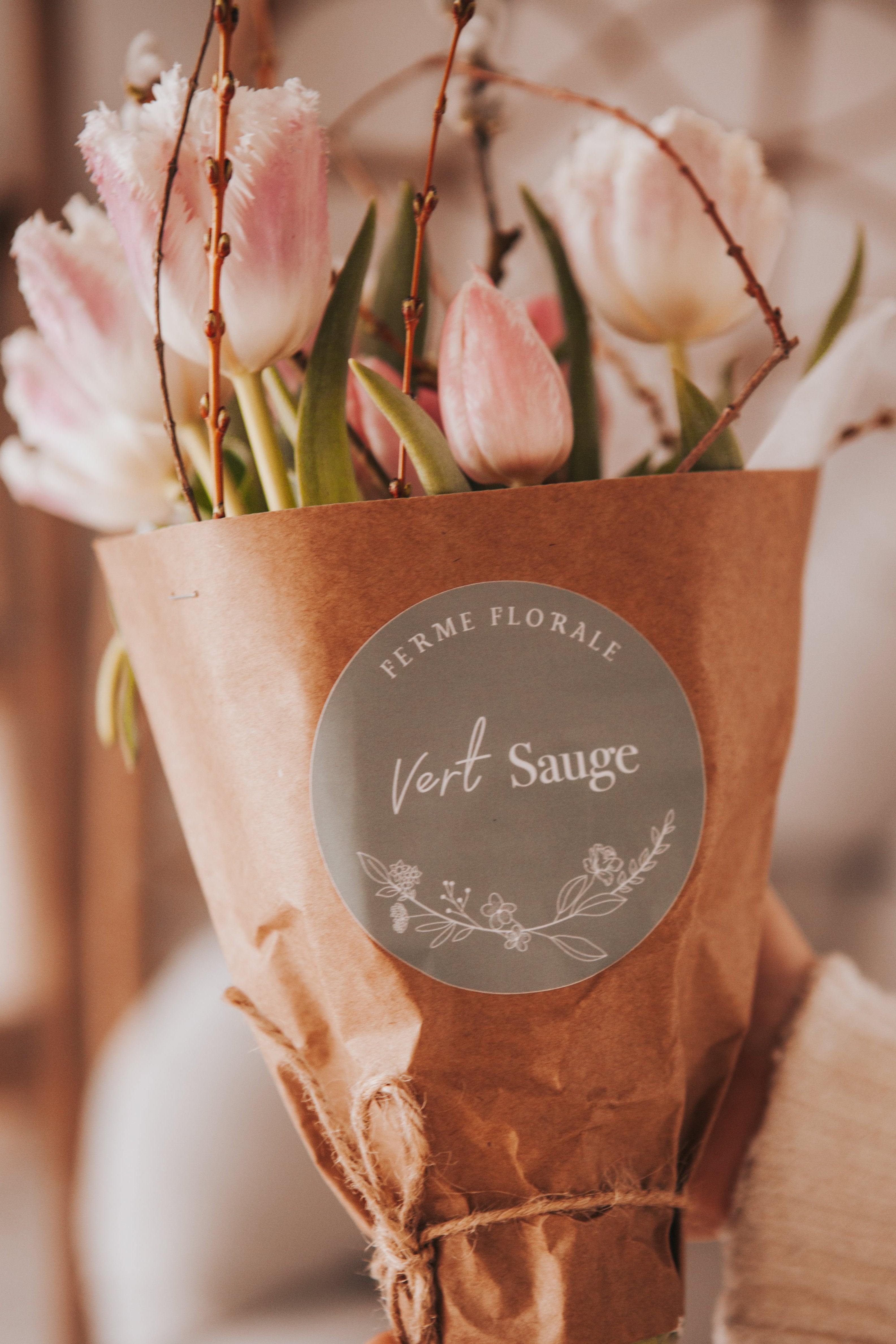 Bouquet de TULIPES locales ❤️Saint-Valentin❤️