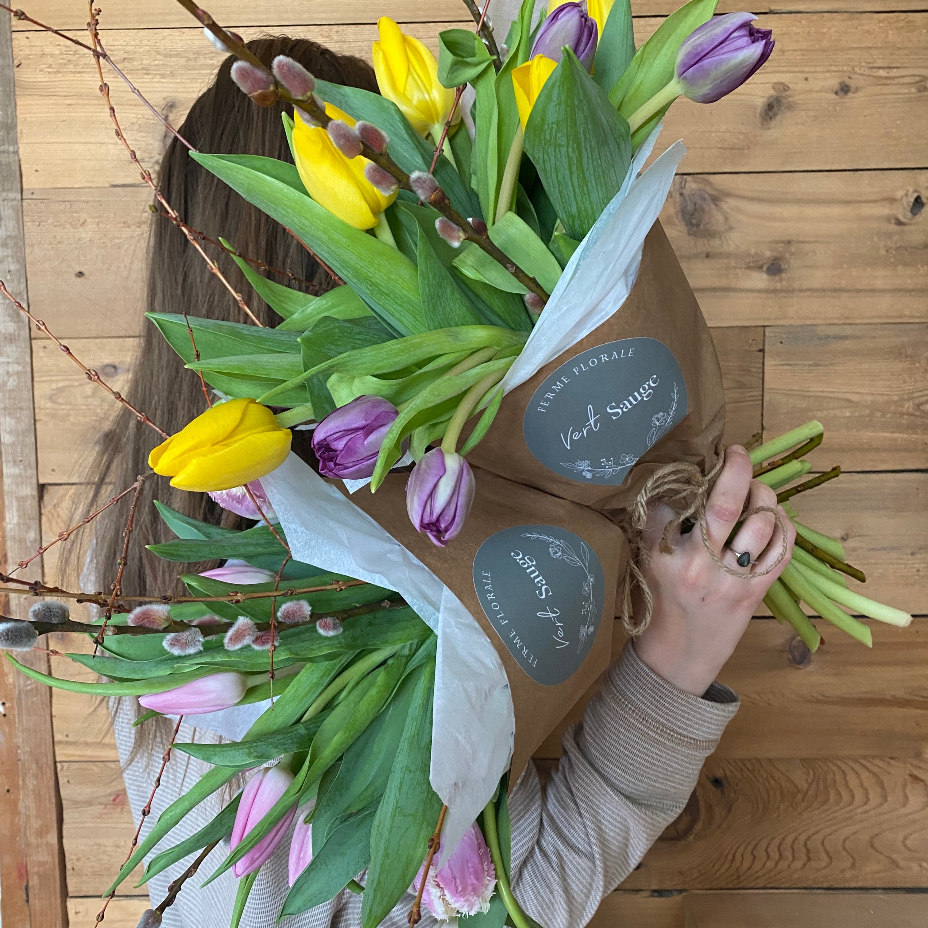 Bouquet de tulipes Pâques 🐇🐥🌷