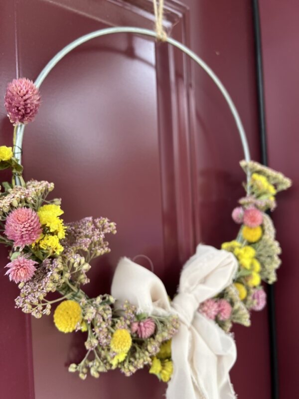 Boîte kit DIY - Couronne de fleurs séchées  🌿🌸