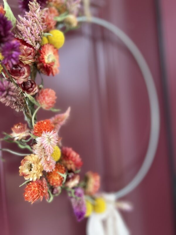 Boîte kit DIY - Couronne de fleurs séchées  🌿🌸