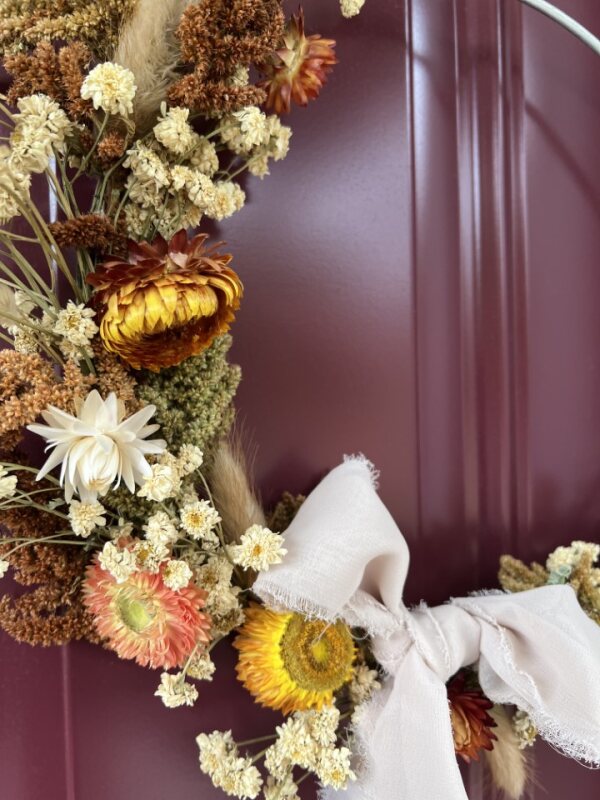 Boîte kit DIY - Couronne de fleurs séchées  🌿🌸