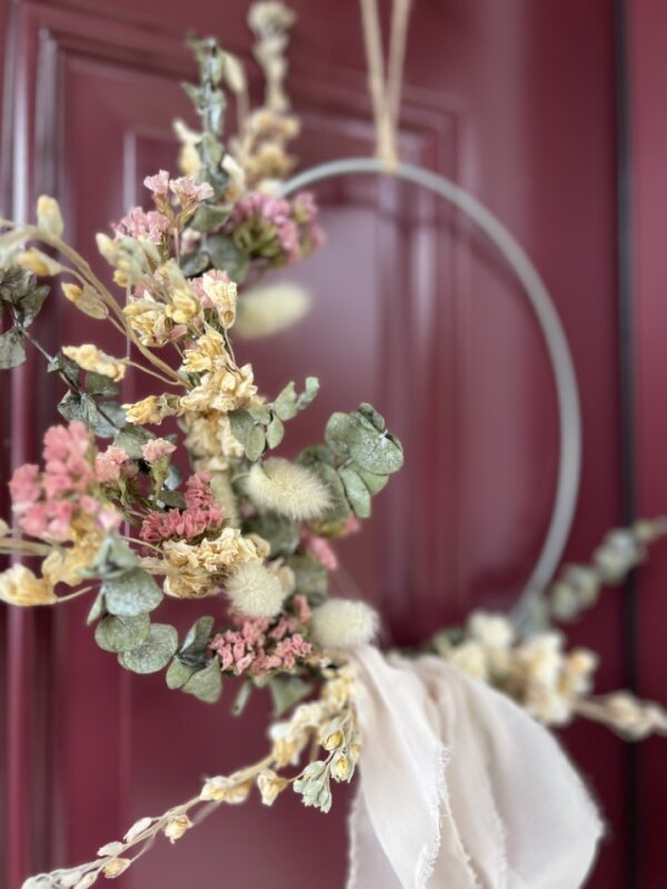 Boîte kit DIY - Couronne de fleurs séchées  🌿🌸